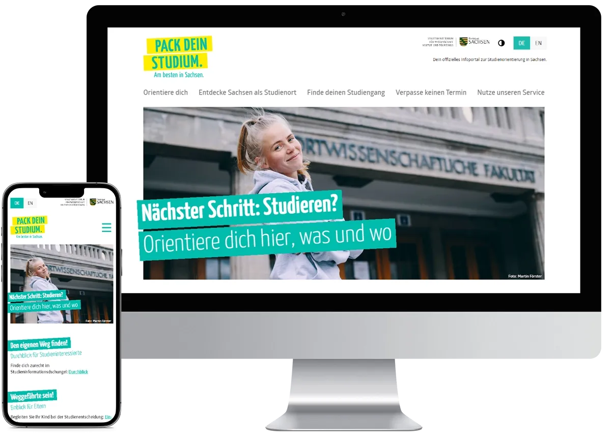Pack dein Studium - das ehemalige Projekte zur Studienorientierung
