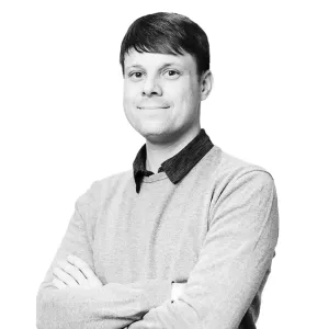Sympathisches Porträt des Geschäftsführers.