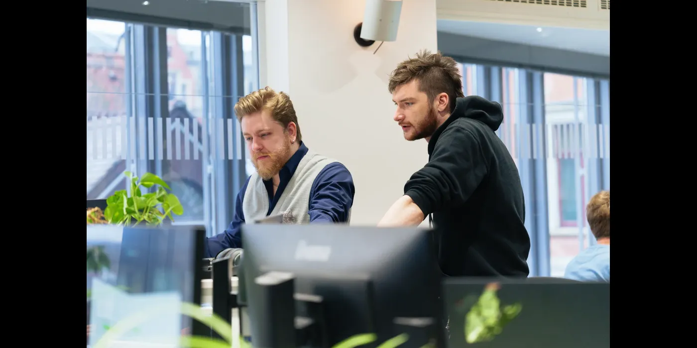Blick ins Büro