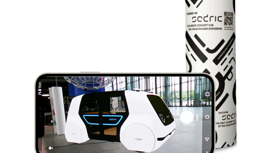 Sedric, das erste vollautonome Konzeptfahrzeug von Volkswagen.