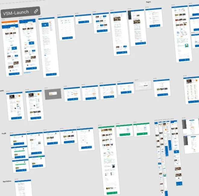 Mockups von Viele Schaffen Mehr in der Planung, die anpassungsfähige Farbwelten zeigen