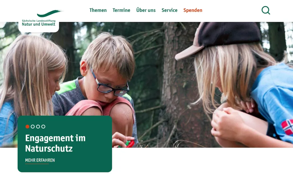 Info-Portal der LaNU - Sächsische Landesstiftung Natur und Umwelt
