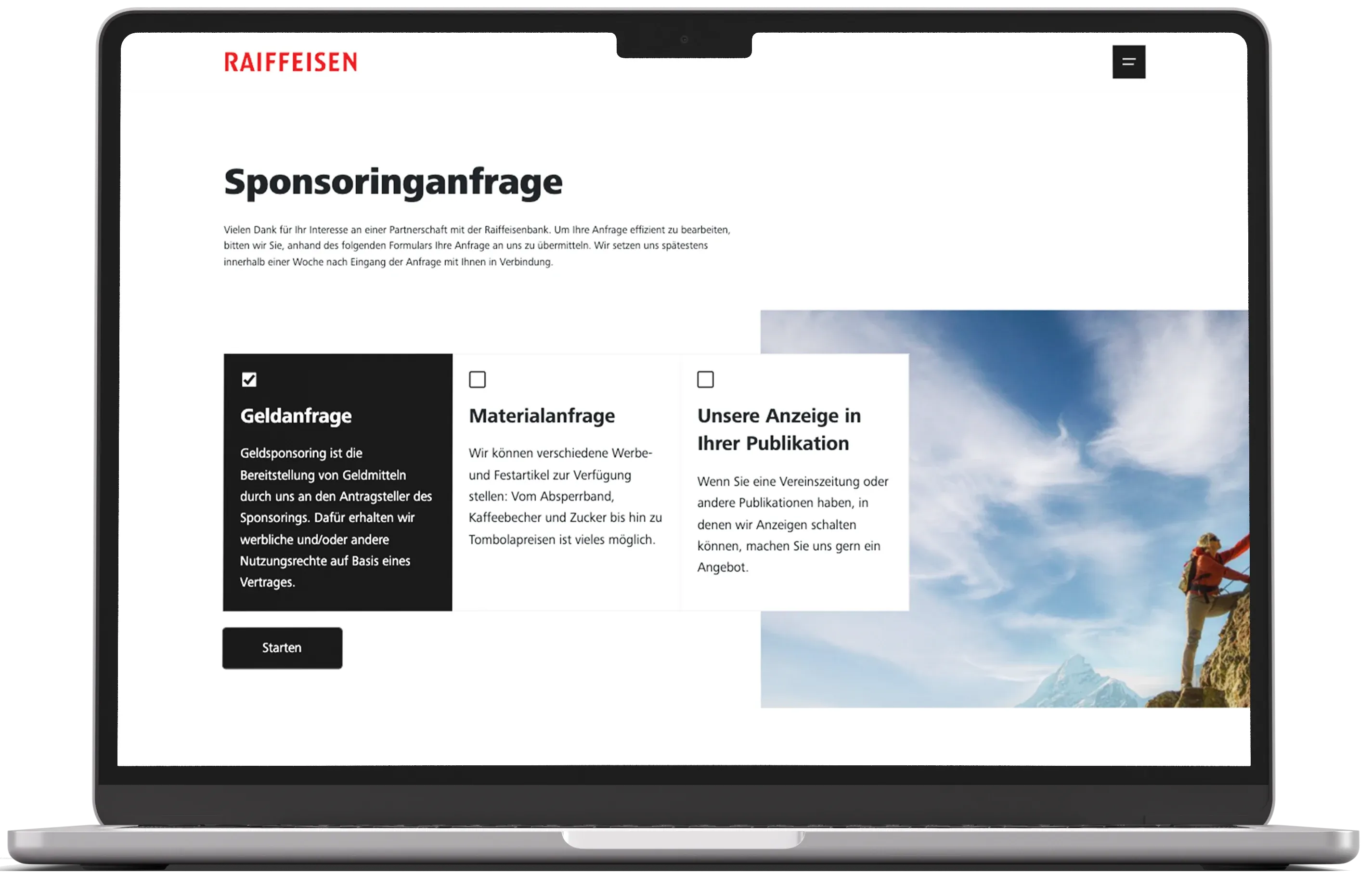 Fördermittelmanagement mit dem Sponsoring Tool
